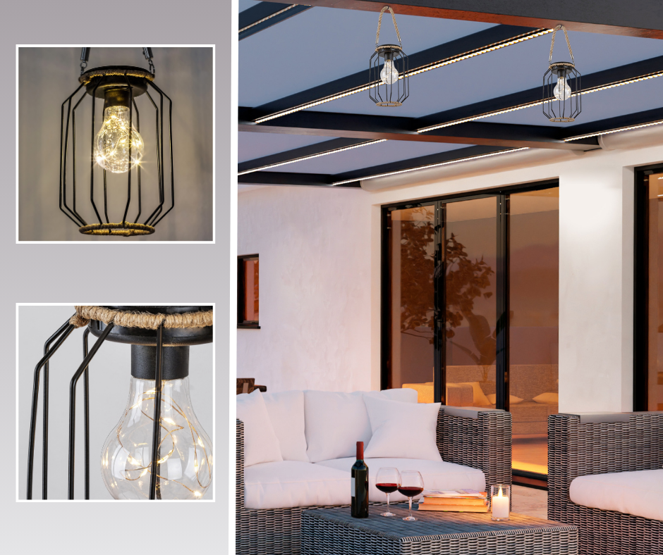 Sluis 77046 od Rábalux je módní hvězdou solárních lamp.