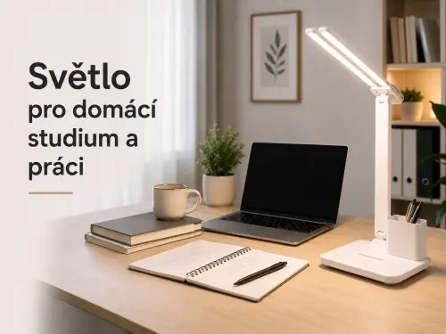 Jaké světlo je vhodné pro domácí studium a práci z domova?
